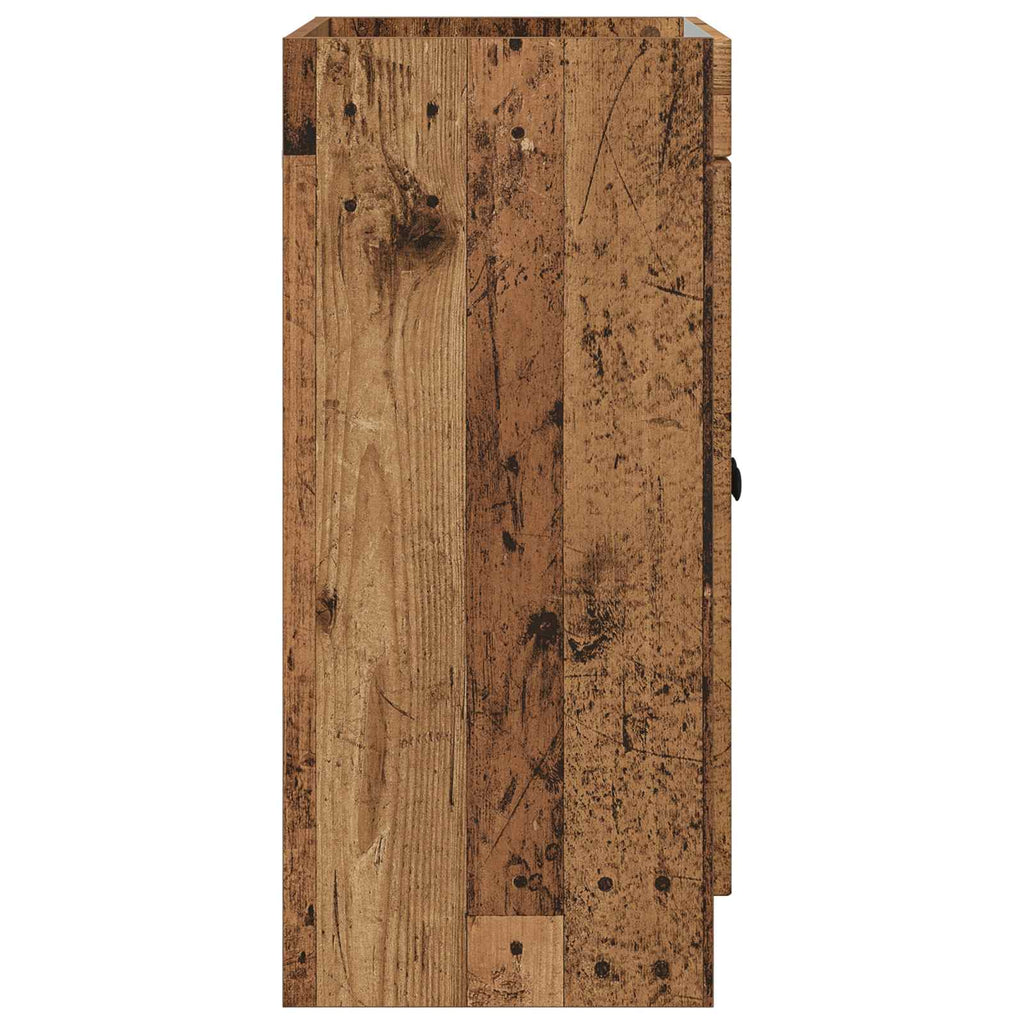 vidaXL Szafka łazienkowa pod umywalkę Stare drewno 56 x 37,5 x 81 cm