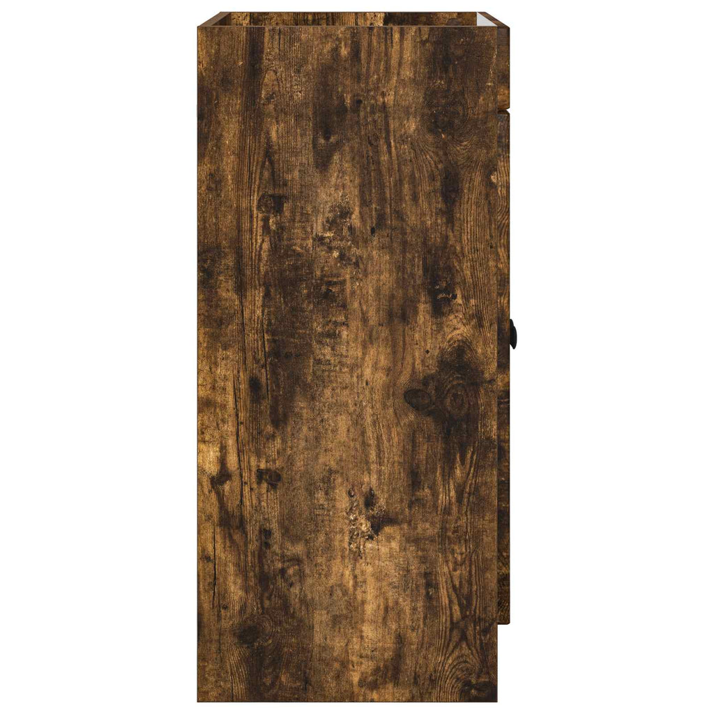 vidaXL Szafka łazienkowa pod umywalkę Dąb wędzony 78,5 x 37,5 x 81 cm