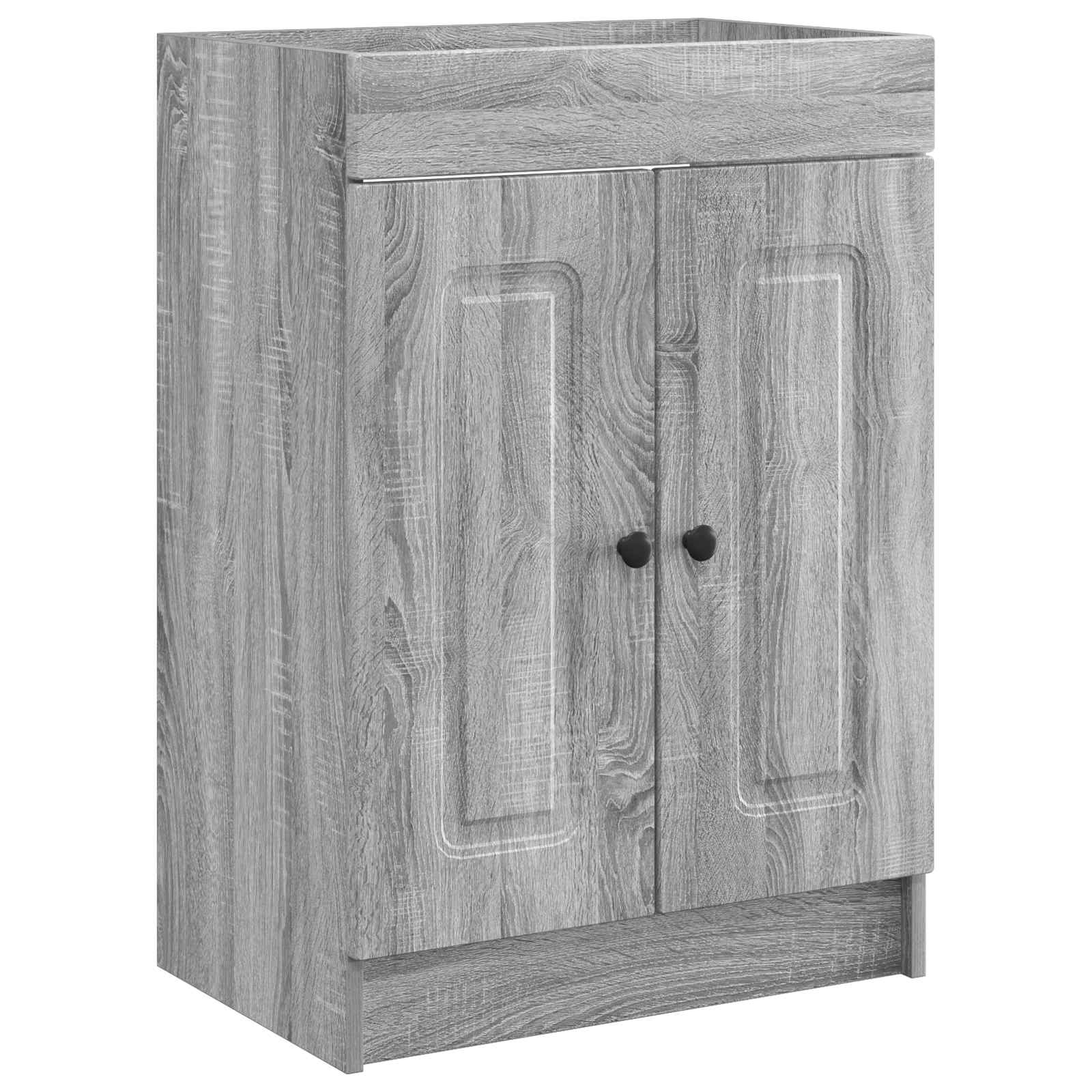 vidaXL Szafka łazienkowa pod umywalkę Szary Sonoma 78,5 x 37,5 x 81 cm
