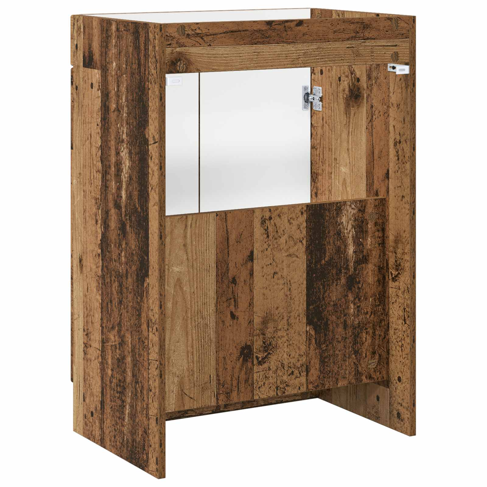 vidaXL Szafka łazienkowa pod umywalkę Stare drewno 78,5 x 37,5 x 81 cm