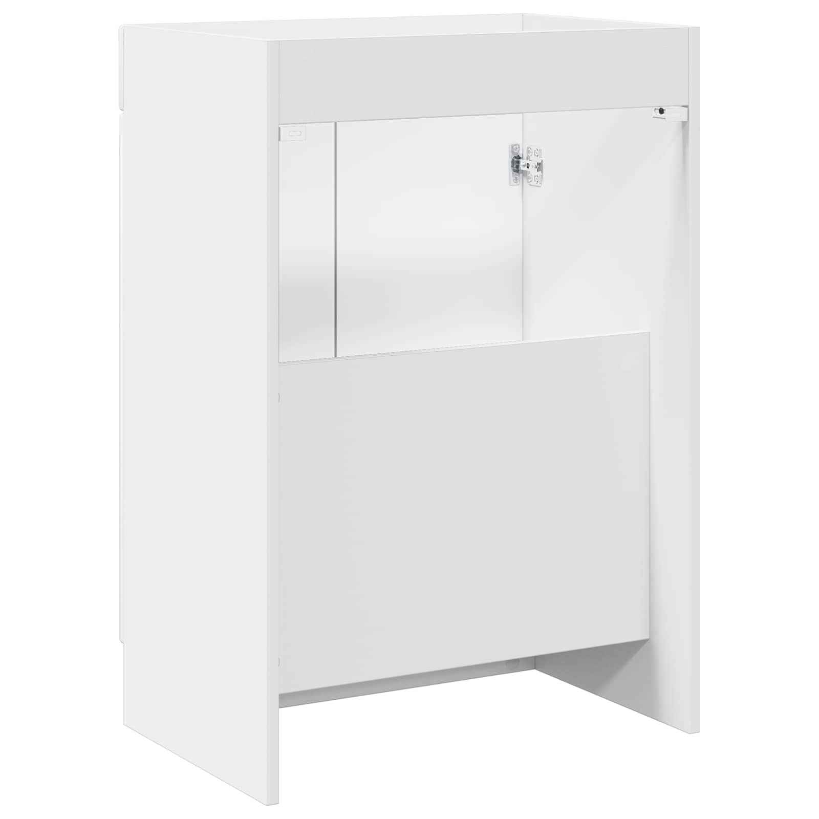 vidaXL Szafka łazienkowa pod umywalkę Biały 56 x 37,5 x 81 cm