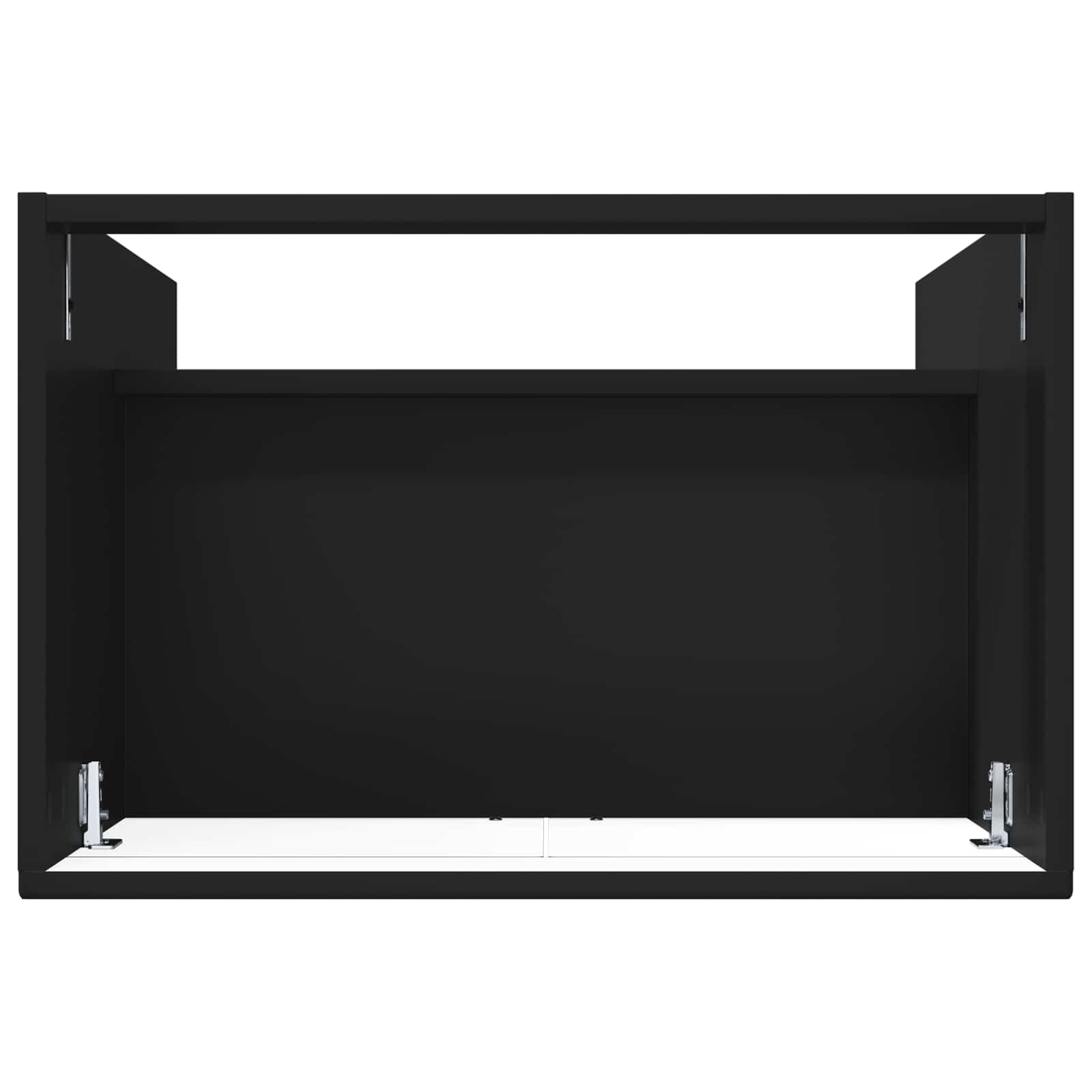 vidaXL Szafka łazienkowa pod umywalkę Czarny 56 x 37,5 x 81 cm