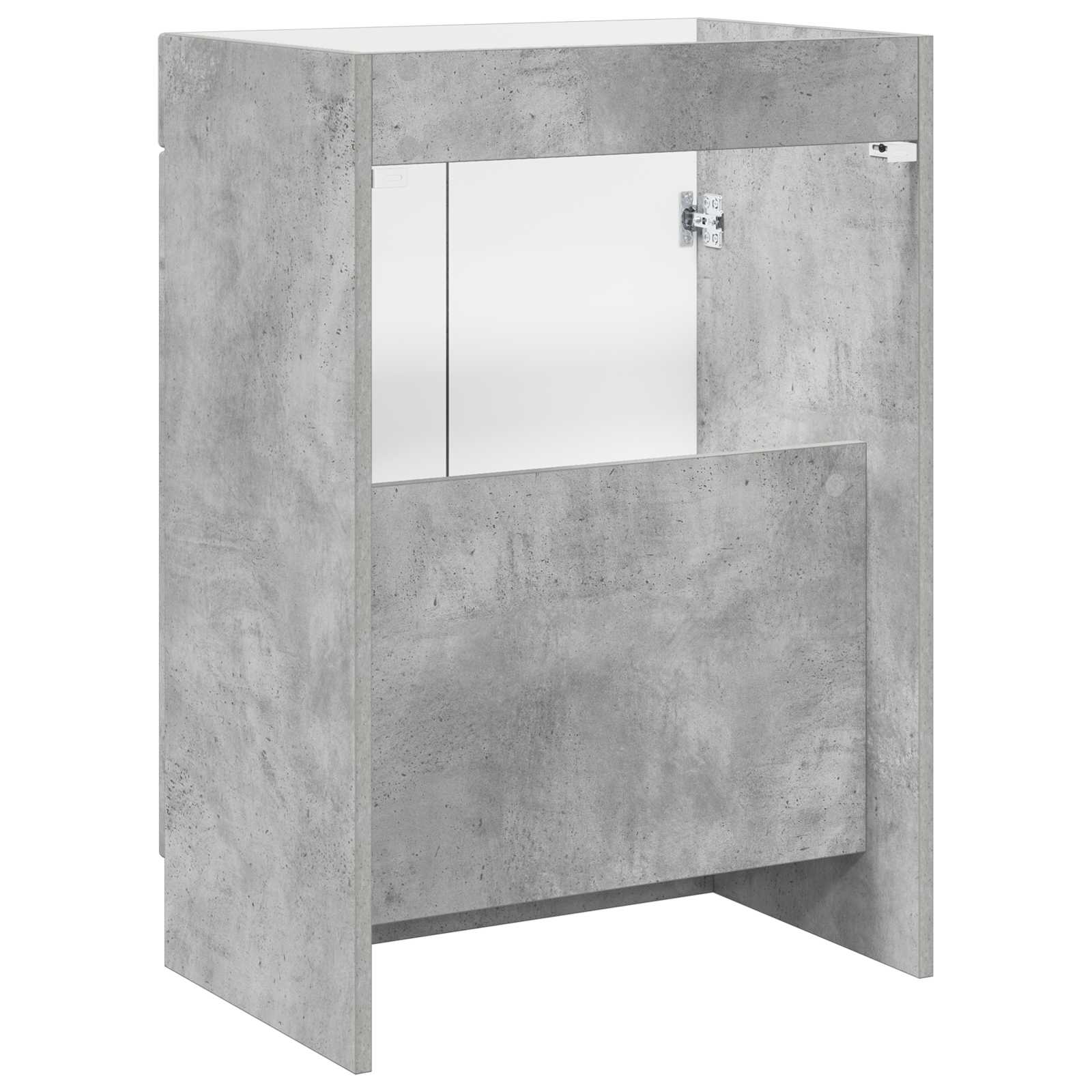 vidaXL Szafka łazienkowa pod umywalkę Betonowy szary 56 x 37,5 x 81 cm