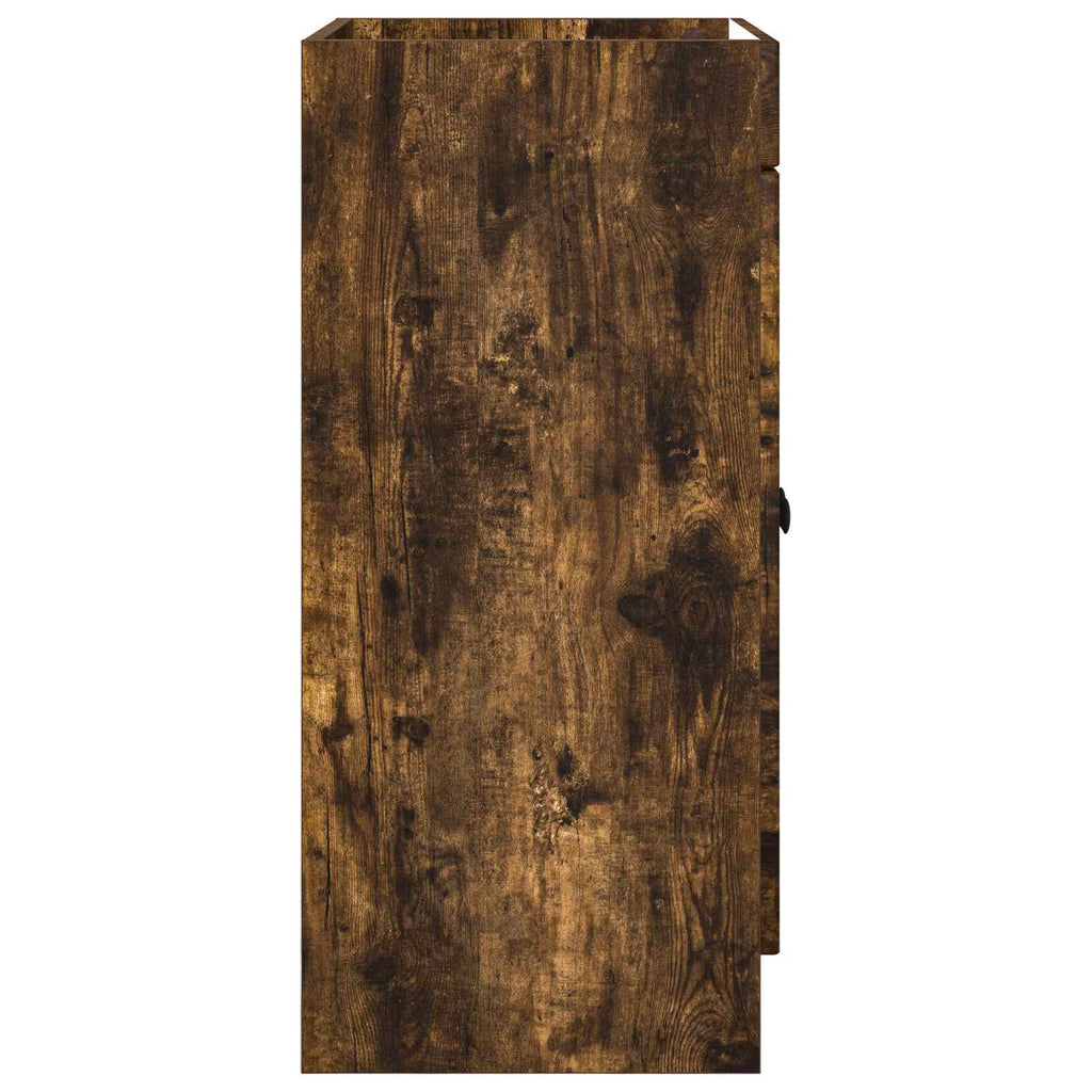 vidaXL Szafka łazienkowa pod umywalkę Dąb wędzony 56 x 37,5 x 81 cm