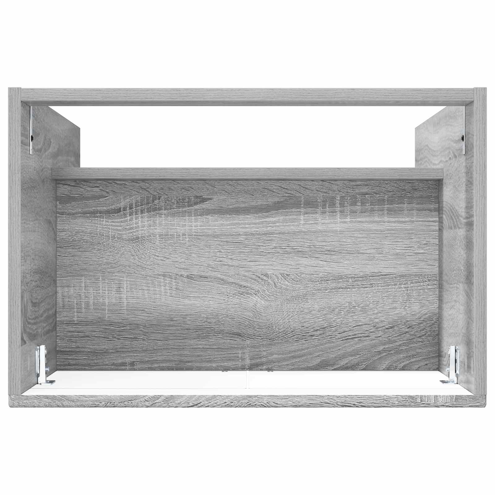 vidaXL Szafka łazienkowa pod umywalkę Szary Sonoma 56 x 37,5 x 81 cm