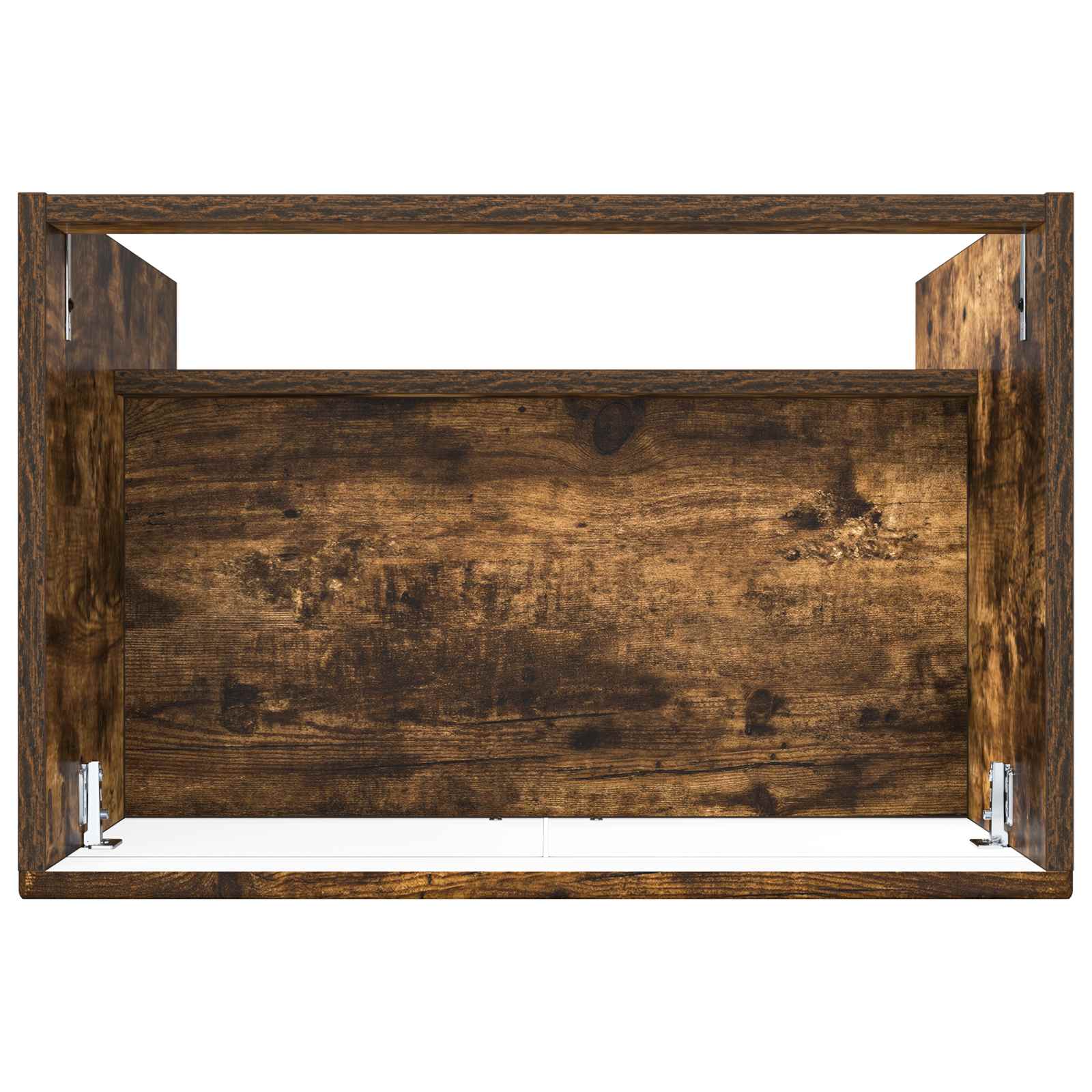 vidaXL Szafka łazienkowa pod umywalkę Dąb wędzony 78,5 x 37,5 x 81 cm