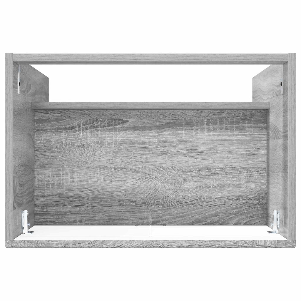 vidaXL Szafka łazienkowa pod umywalkę Szary Sonoma 78,5 x 37,5 x 81 cm