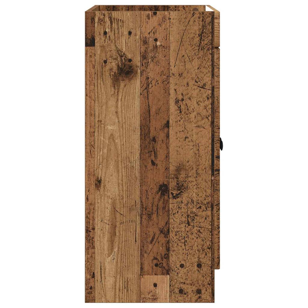 vidaXL Szafka łazienkowa pod umywalkę Stare drewno 78,5 x 37,5 x 81 cm