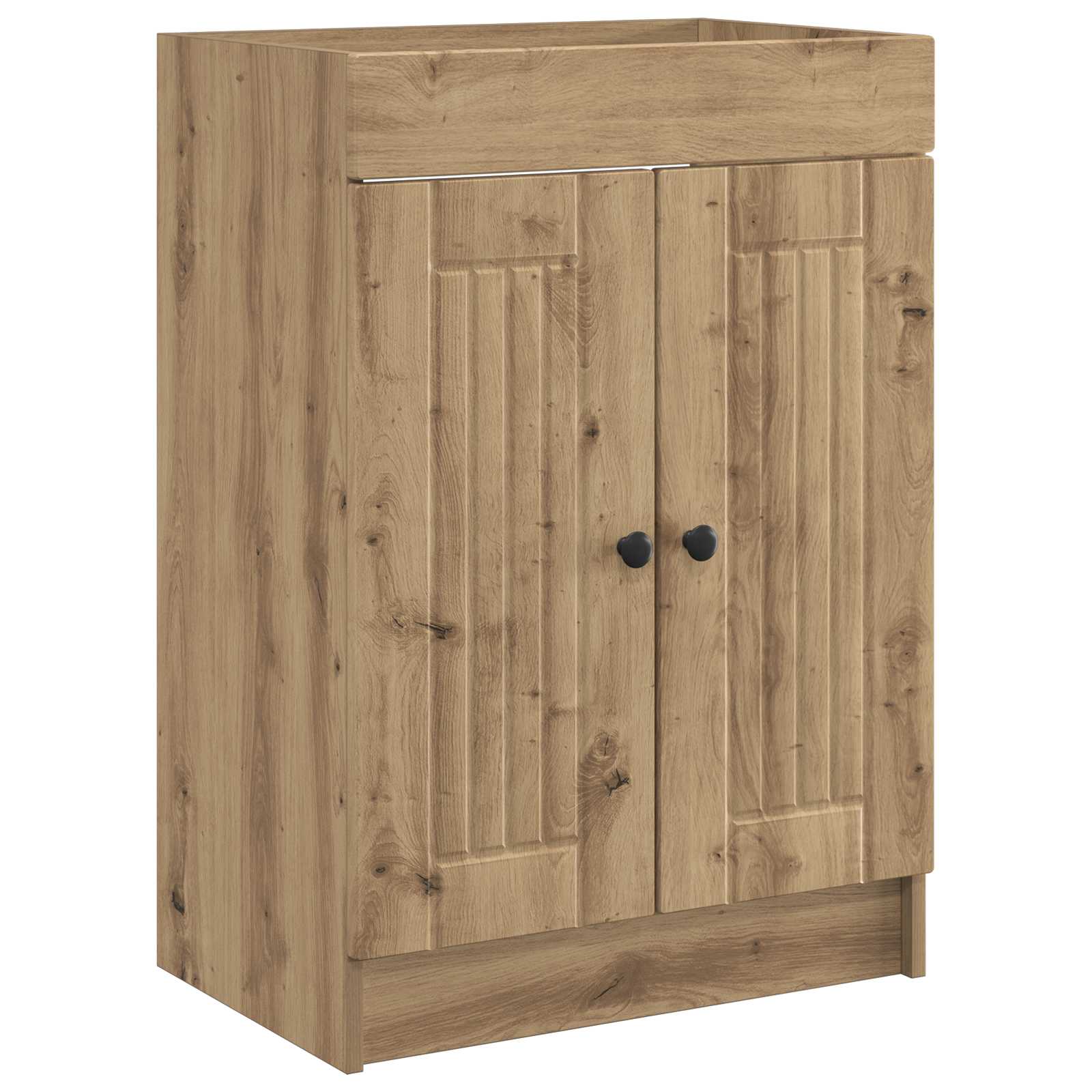 vidaXL Szafka łazienkowa pod umywalkę Dąb artisan 78,5 x 37,5 x 81 cm