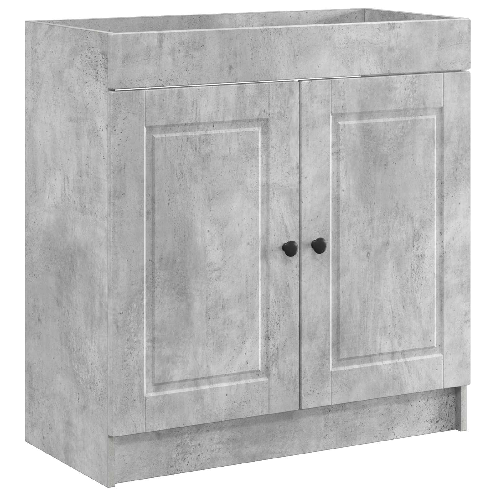 vidaXL Szafka łazienkowa pod umywalkę Betonowy szary 56 x 37,5 x 81 cm