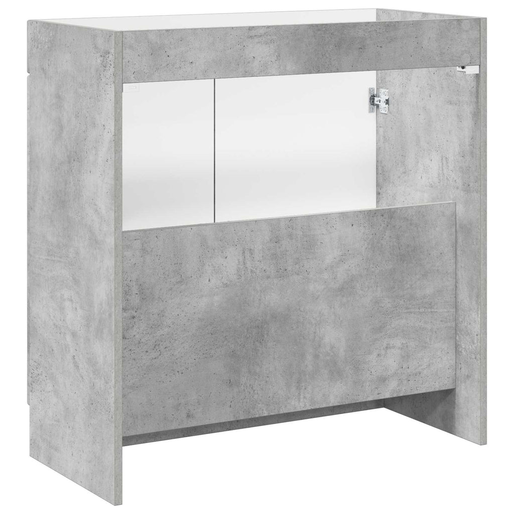 vidaXL Szafka łazienkowa pod umywalkę Betonowy szary 56 x 37,5 x 81 cm