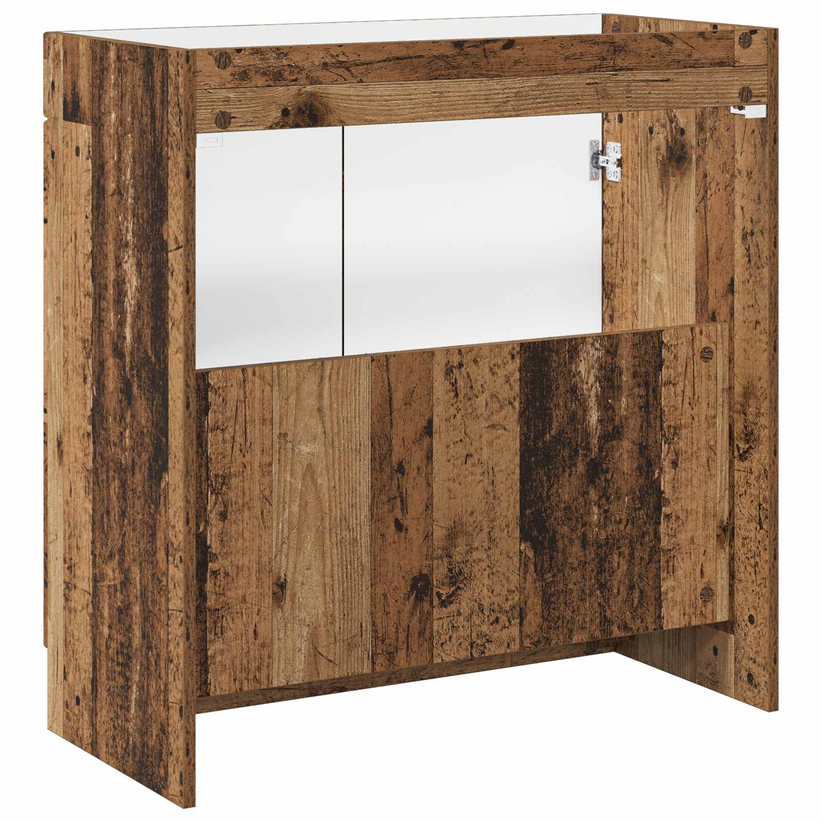 vidaXL Szafka łazienkowa pod umywalkę Stare drewno 56 x 37,5 x 81 cm