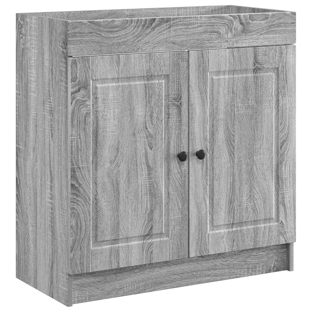 vidaXL Szafka łazienkowa pod umywalkę Szary Sonoma 78,5 x 37,5 x 81 cm