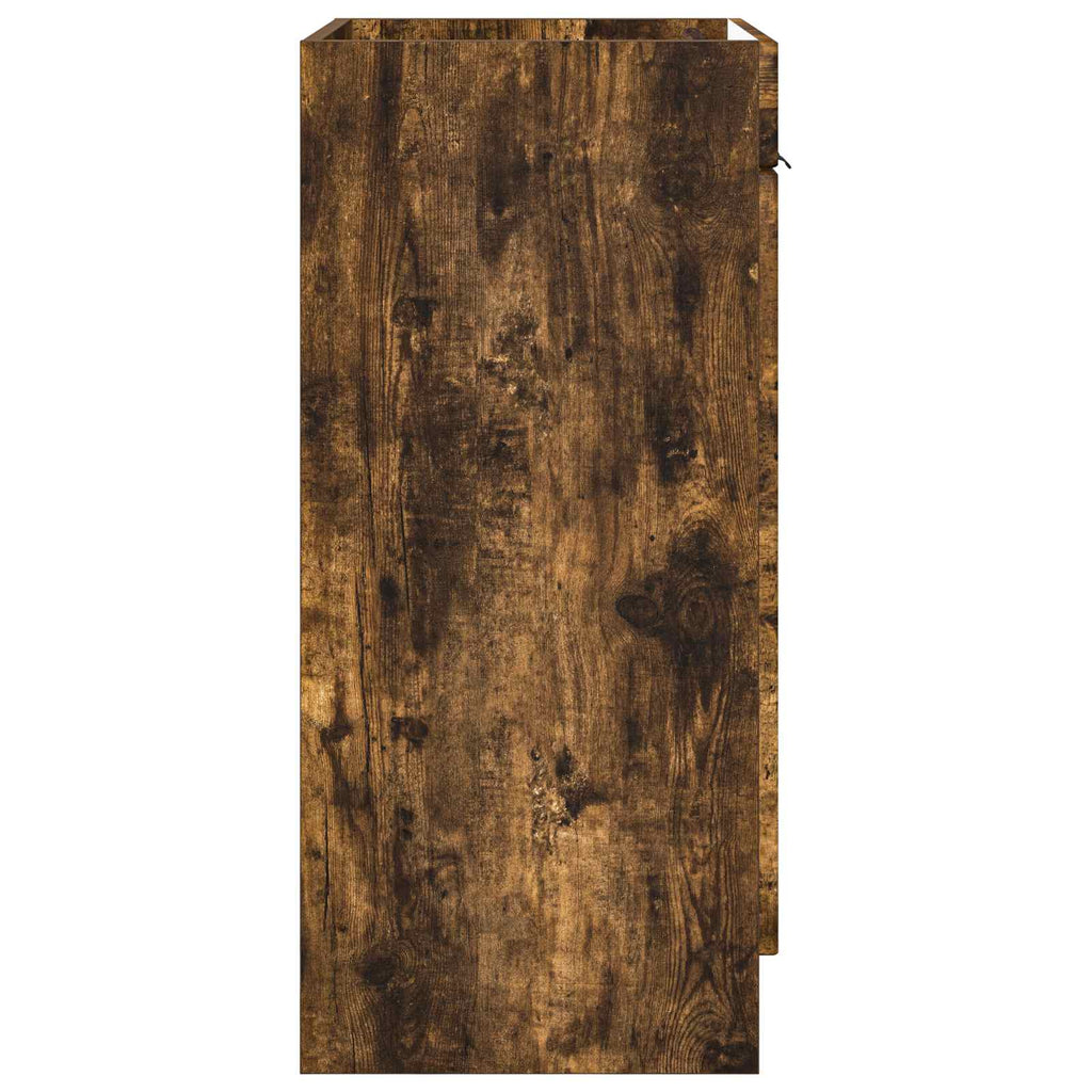vidaXL Szafka łazienkowa pod umywalkę Dąb wędzony 56 x 37,5 x 81 cm
