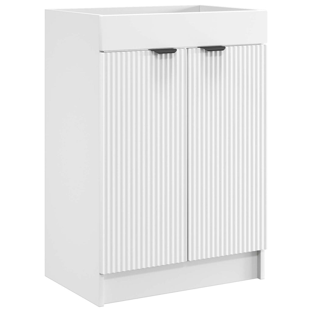 vidaXL Szafka łazienkowa pod umywalkę Biały 78,5 x 37,5 x 81 cm