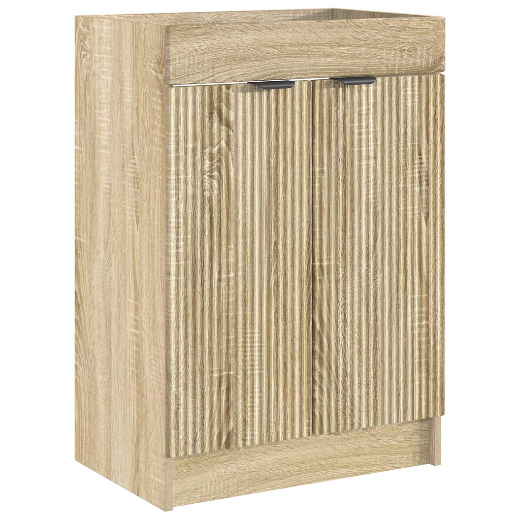 vidaXL Szafka łazienkowa pod umywalkę dąb Sonoma 78,5 x 37,5 x 81 cm