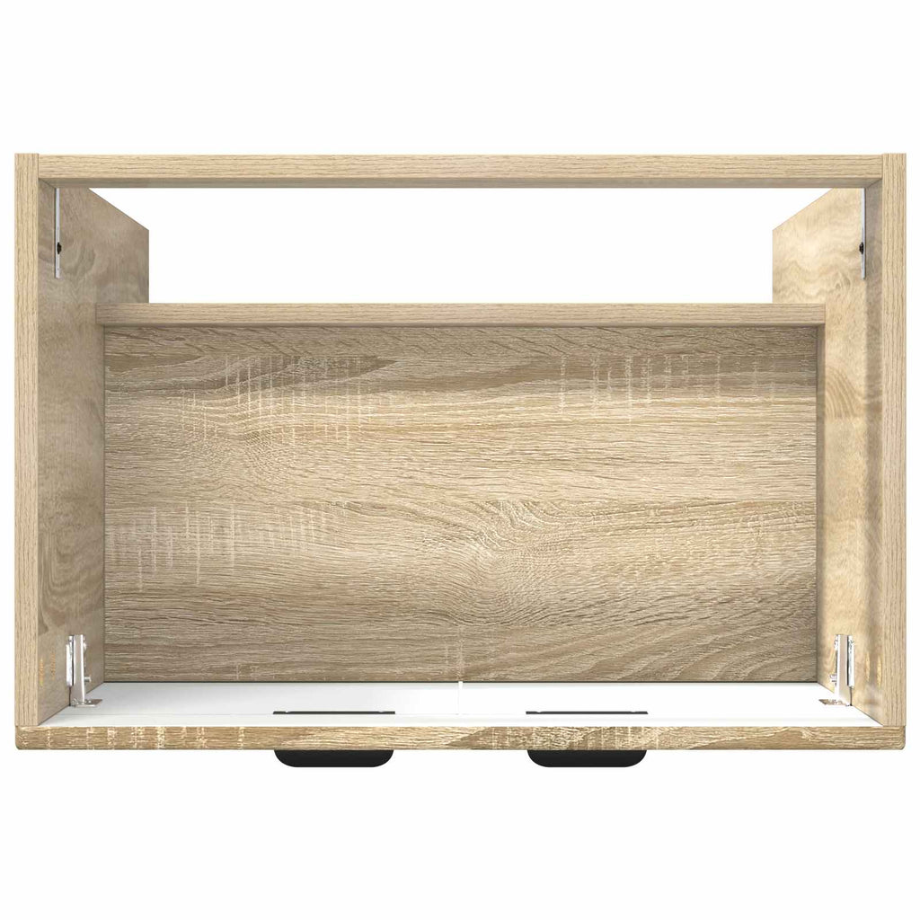 vidaXL Szafka łazienkowa pod umywalkę dąb Sonoma 78,5 x 37,5 x 81 cm