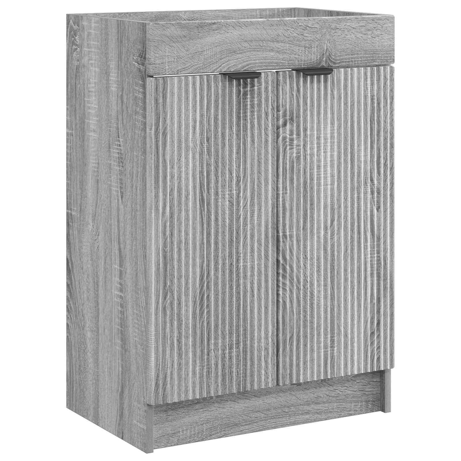 vidaXL Szafka łazienkowa pod umywalkę Szary Sonoma 78,5 x 37,5 x 81 cm