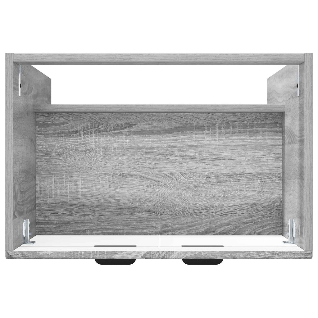 vidaXL Szafka łazienkowa pod umywalkę Szary Sonoma 78,5 x 37,5 x 81 cm