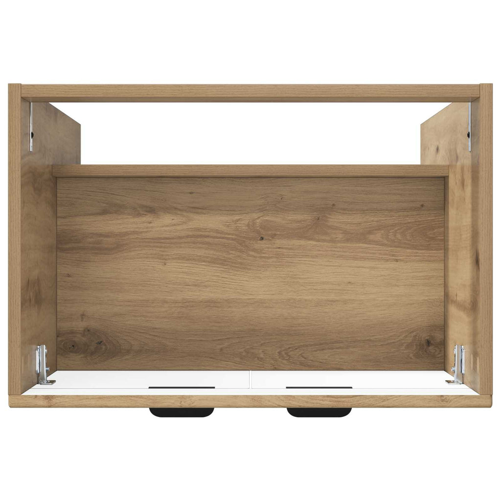 vidaXL Szafka łazienkowa pod umywalkę Dąb artisan 78,5 x 37,5 x 81 cm