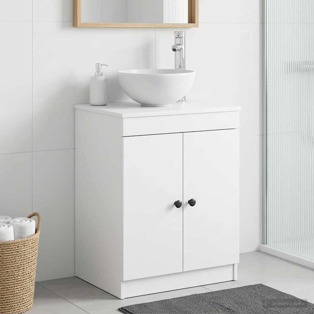 vidaXL Szafka Łazienkowa Biały 54 x 41 x 70 cm Drewno inżynieryjne