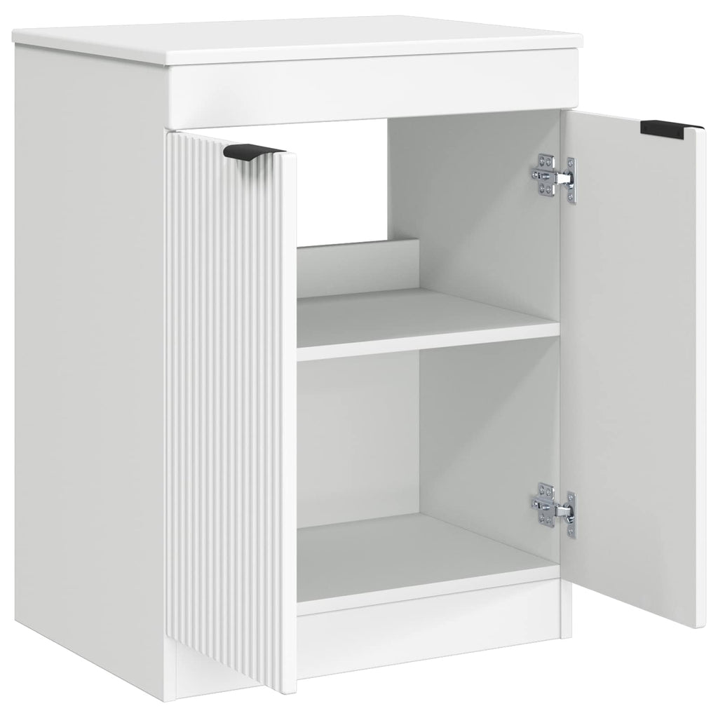 vidaXL Szafka Łazienkowa Biały 54 x 41 x 70 cm Drewno inżynieryjne