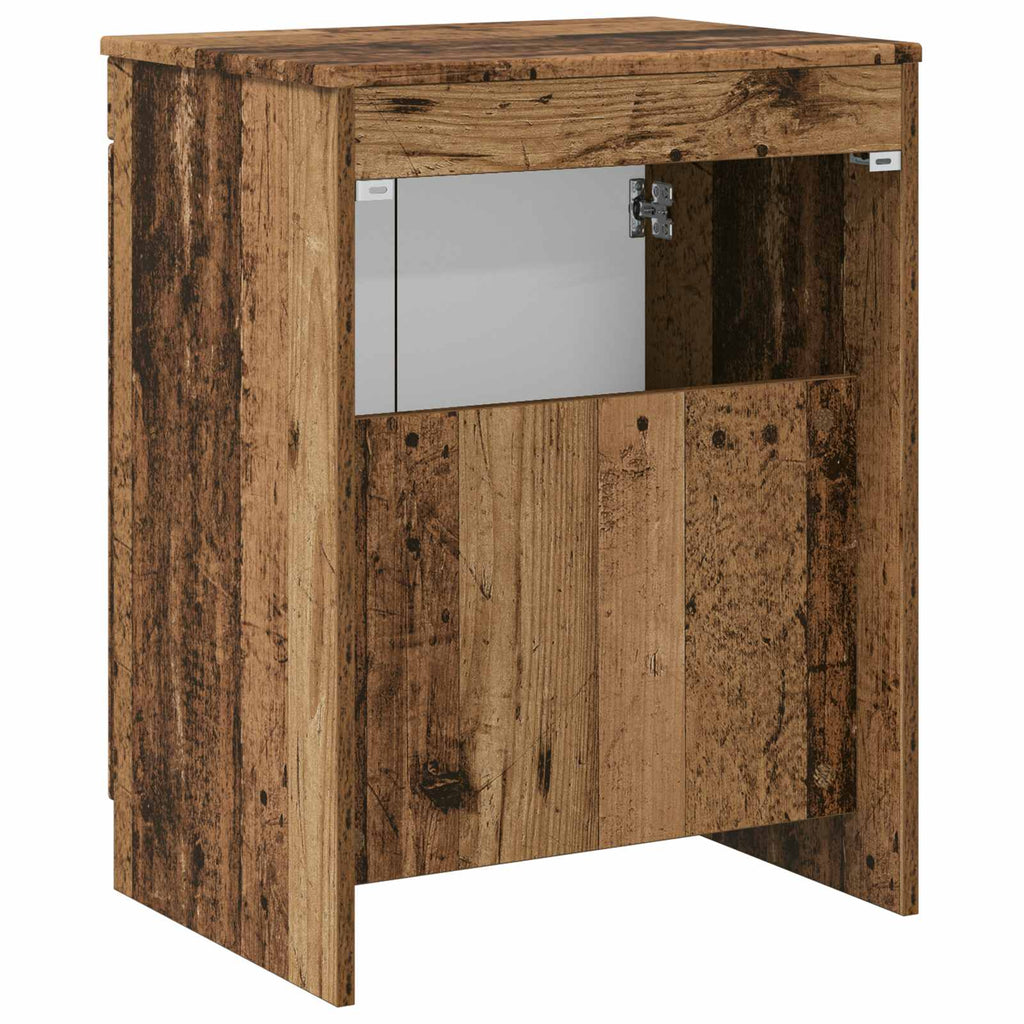 vidaXL Szafka Łazienkowa Stare drewno 54 x 41 x 70 cm