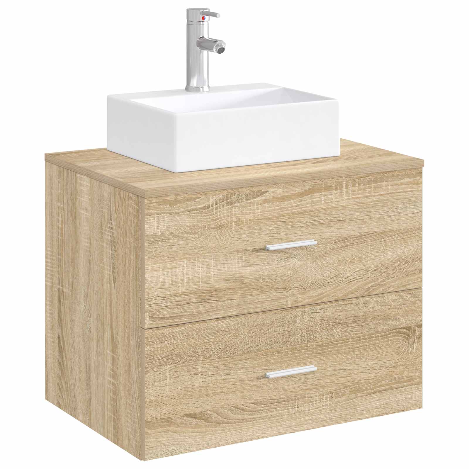 vidaXL Umywalka do łazienki chromowany 39 x 30,5 x 12,5 cm Metal