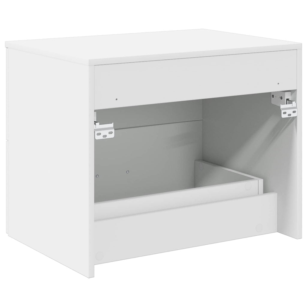 vidaXL Szafka Łazienkowa Wisząca Biały 62,5 x 44,5 x 50 cm