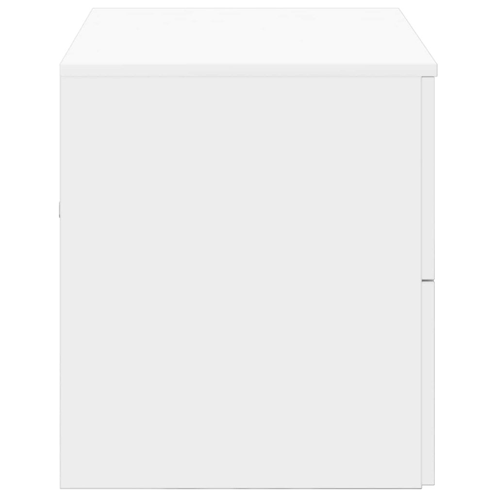 vidaXL Szafka Łazienkowa Wisząca Biały 62,5 x 44,5 x 50 cm