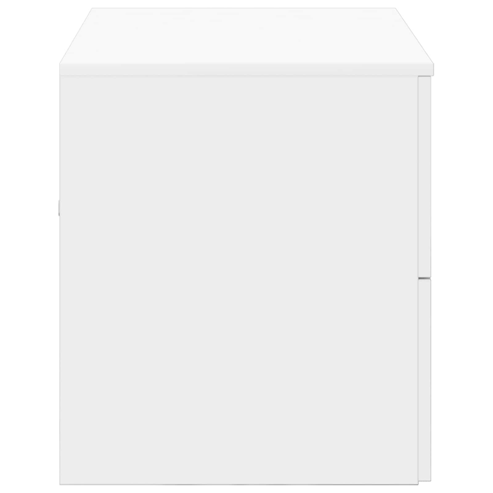 vidaXL Szafka Łazienkowa Wisząca Biały 62,5 x 44,5 x 50 cm