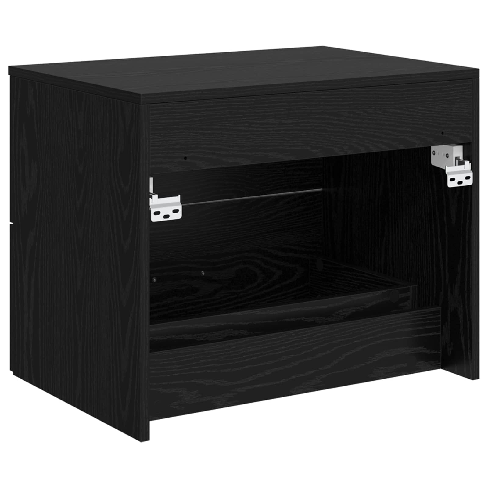 vidaXL Szafka Łazienkowa Wisząca Czarny dąb 62,5 x 44,5 x 50 cm
