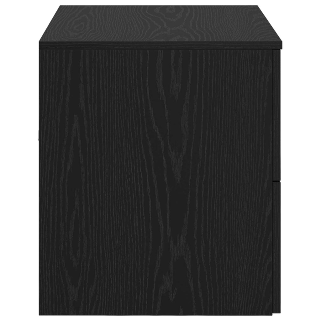vidaXL Szafka Łazienkowa Wisząca Czarny dąb 62,5 x 44,5 x 50 cm