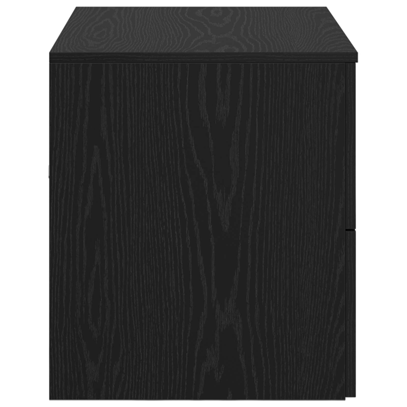 vidaXL Szafka Łazienkowa Wisząca Czarny dąb 62,5 x 44,5 x 50 cm