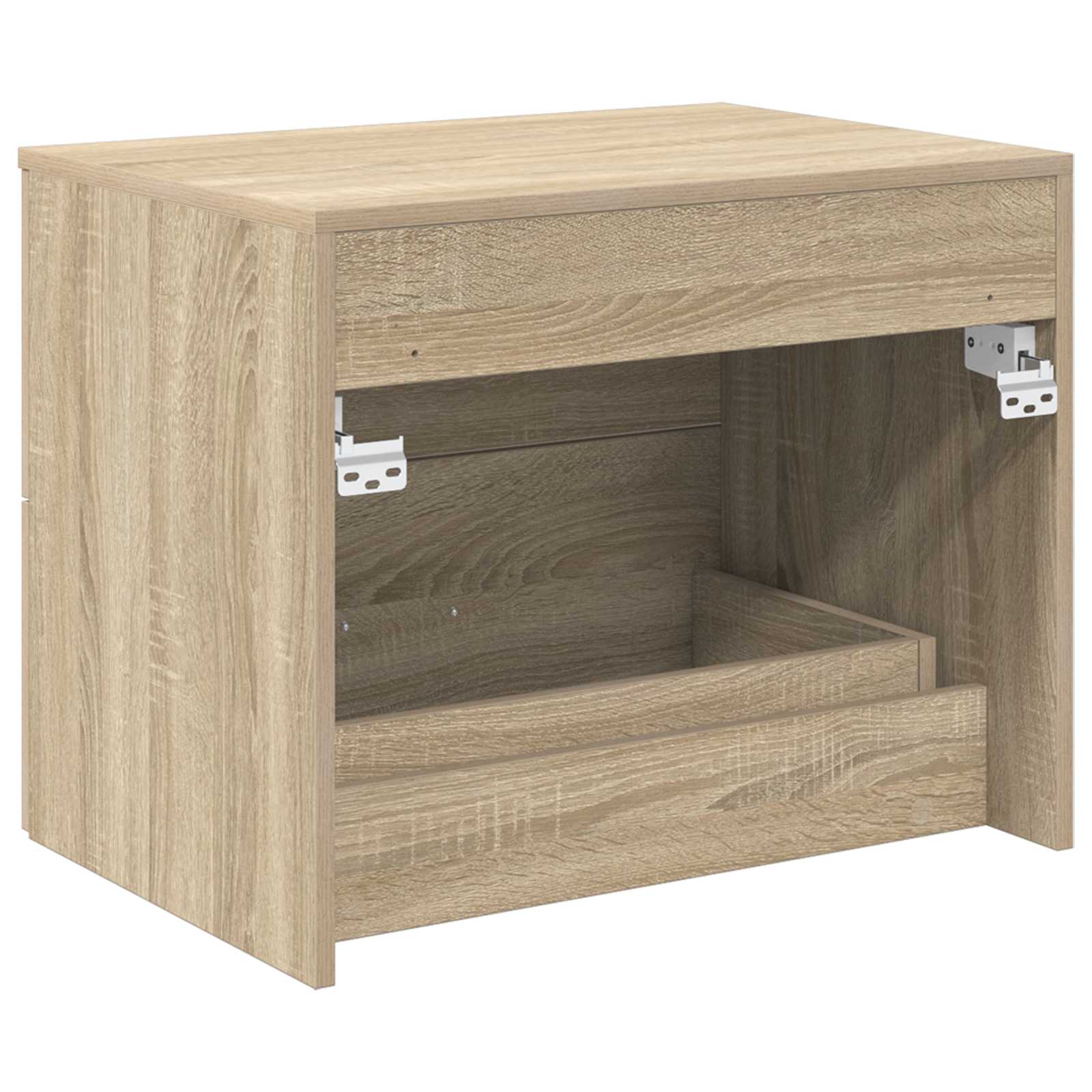 vidaXL Szafka Łazienkowa Wisząca dąb Sonoma 62,5 x 44,5 x 50 cm