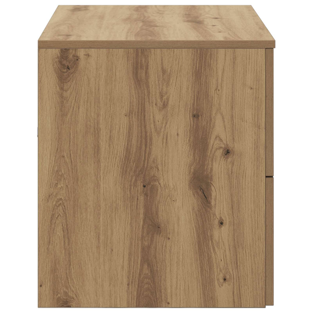 vidaXL Szafka Łazienkowa Wisząca Dąb artisan 62,5 x 44,5 x 50 cm