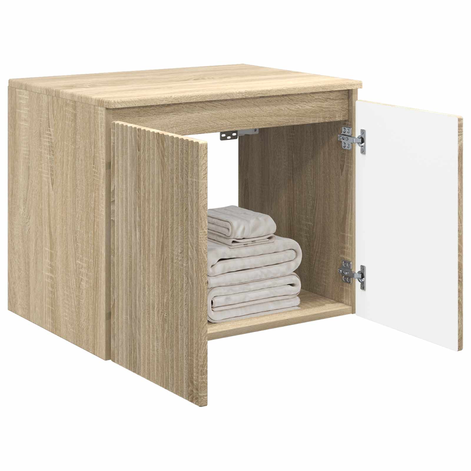 vidaXL Wisząca Szafka Łazienkowa dąb Sonoma 62,5 x 44,5 x 50 cm