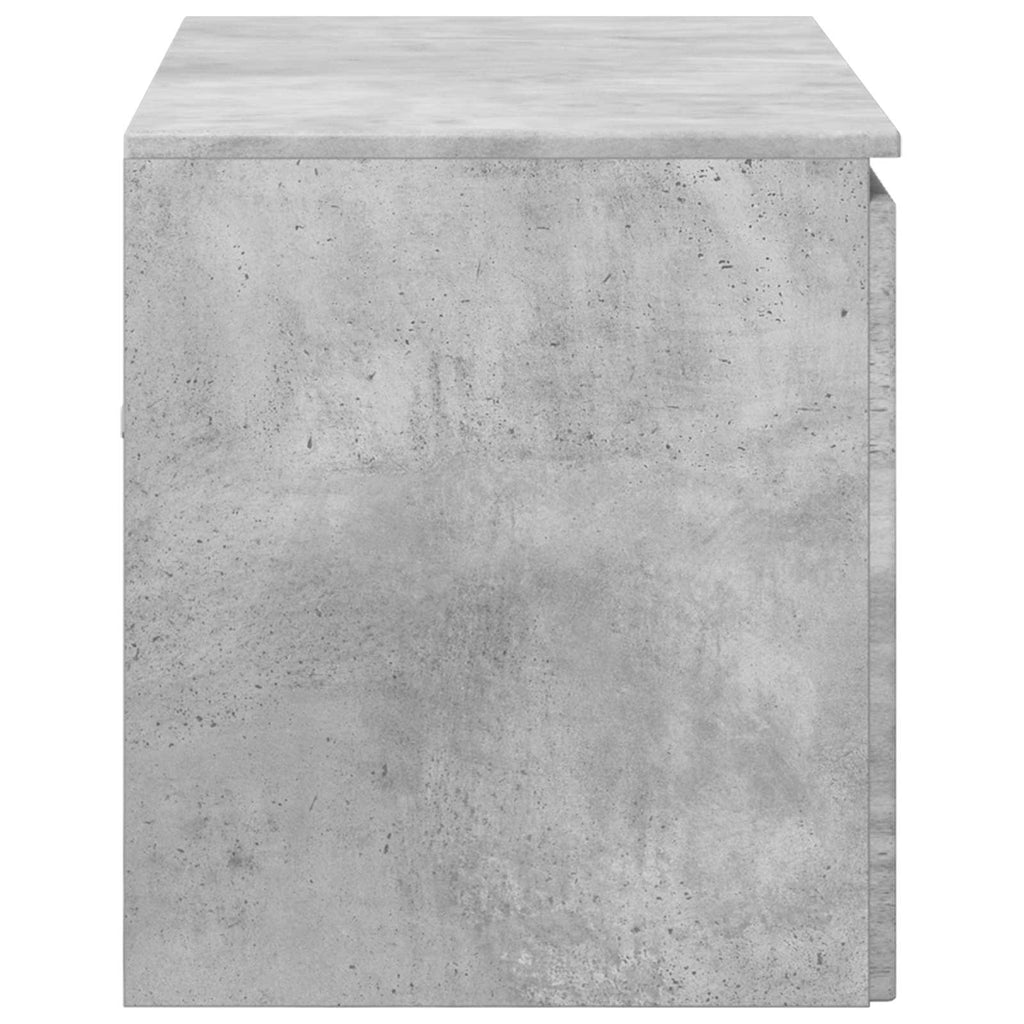 vidaXL Wisząca Szafka Łazienkowa Betonowy szary 62,5 x 44,5 x 50 cm