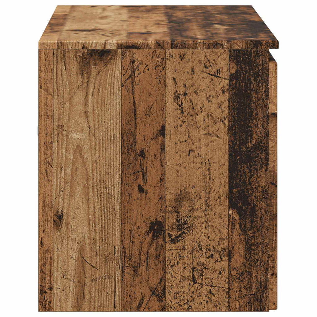 vidaXL Wisząca Szafka Łazienkowa Stare drewno 62,5 x 44,5 x 50 cm
