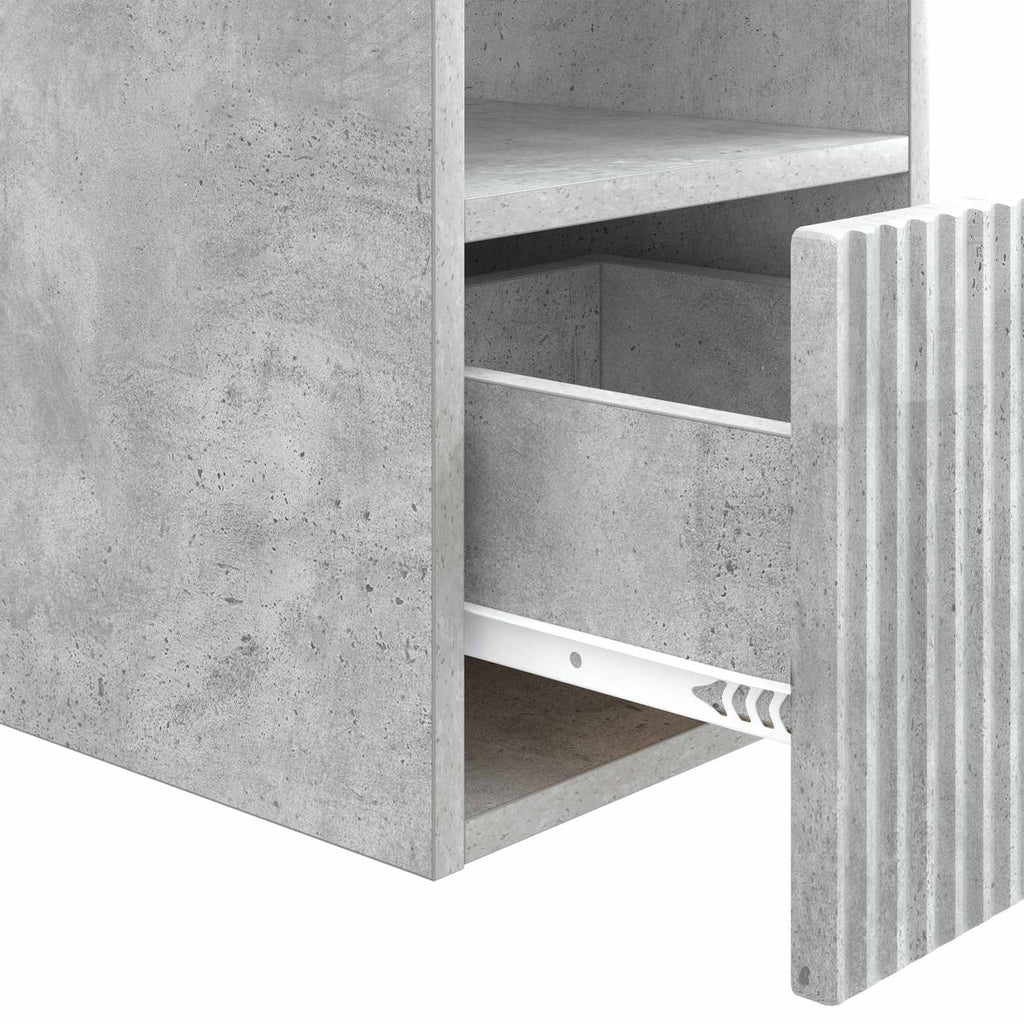 vidaXL Szafka Łazienkowa Betonowy szary 30 x 35 x 50 cm