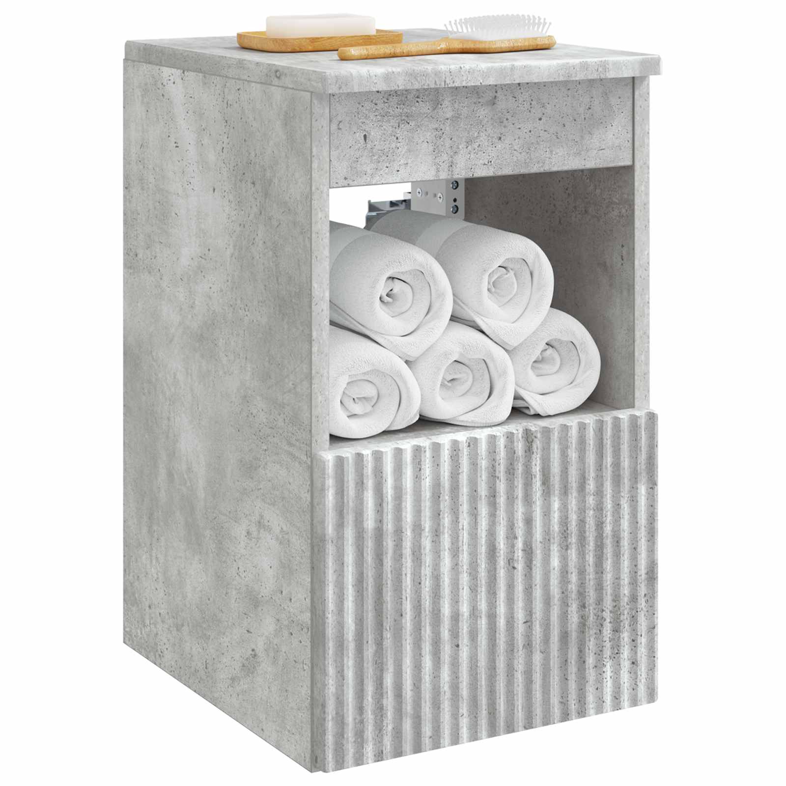 vidaXL Szafka Łazienkowa Betonowy szary 30 x 35 x 50 cm