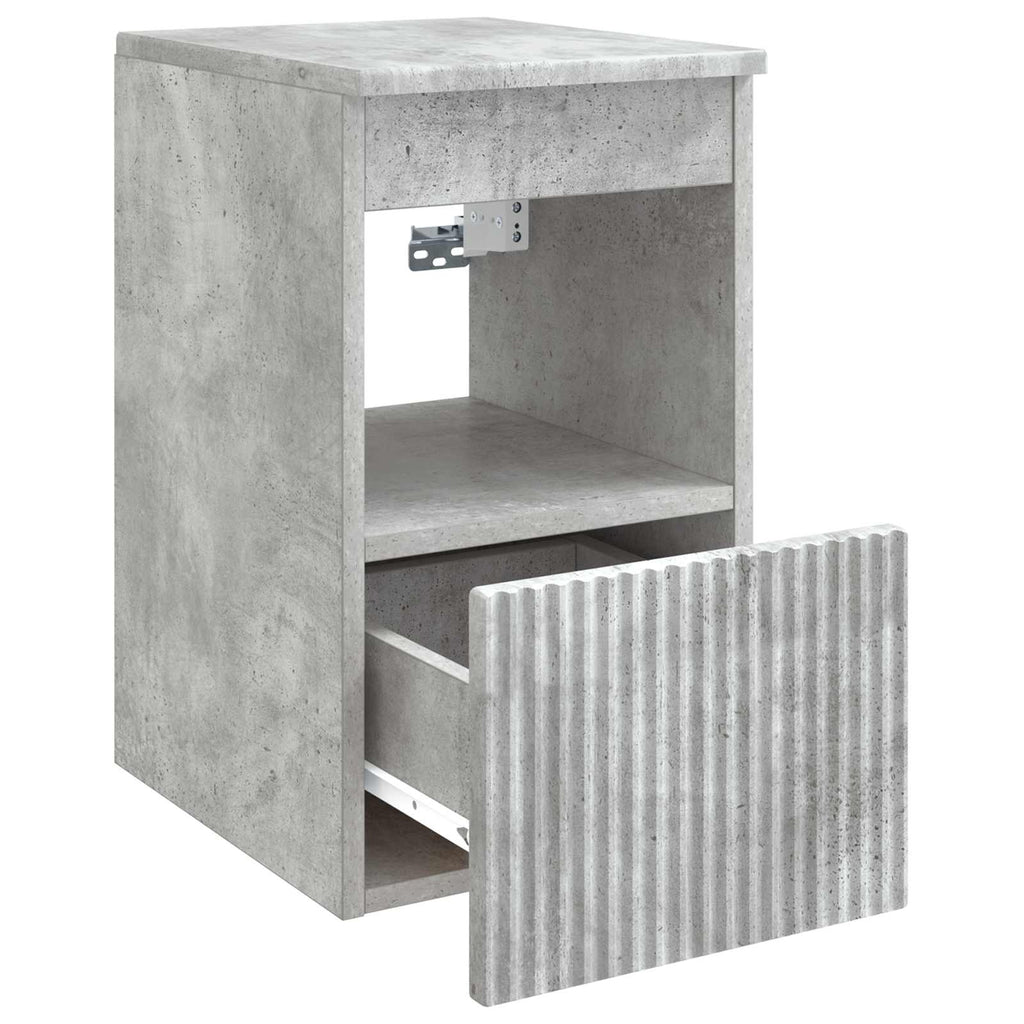 vidaXL Szafka Łazienkowa Betonowy szary 30 x 41 x 50 cm
