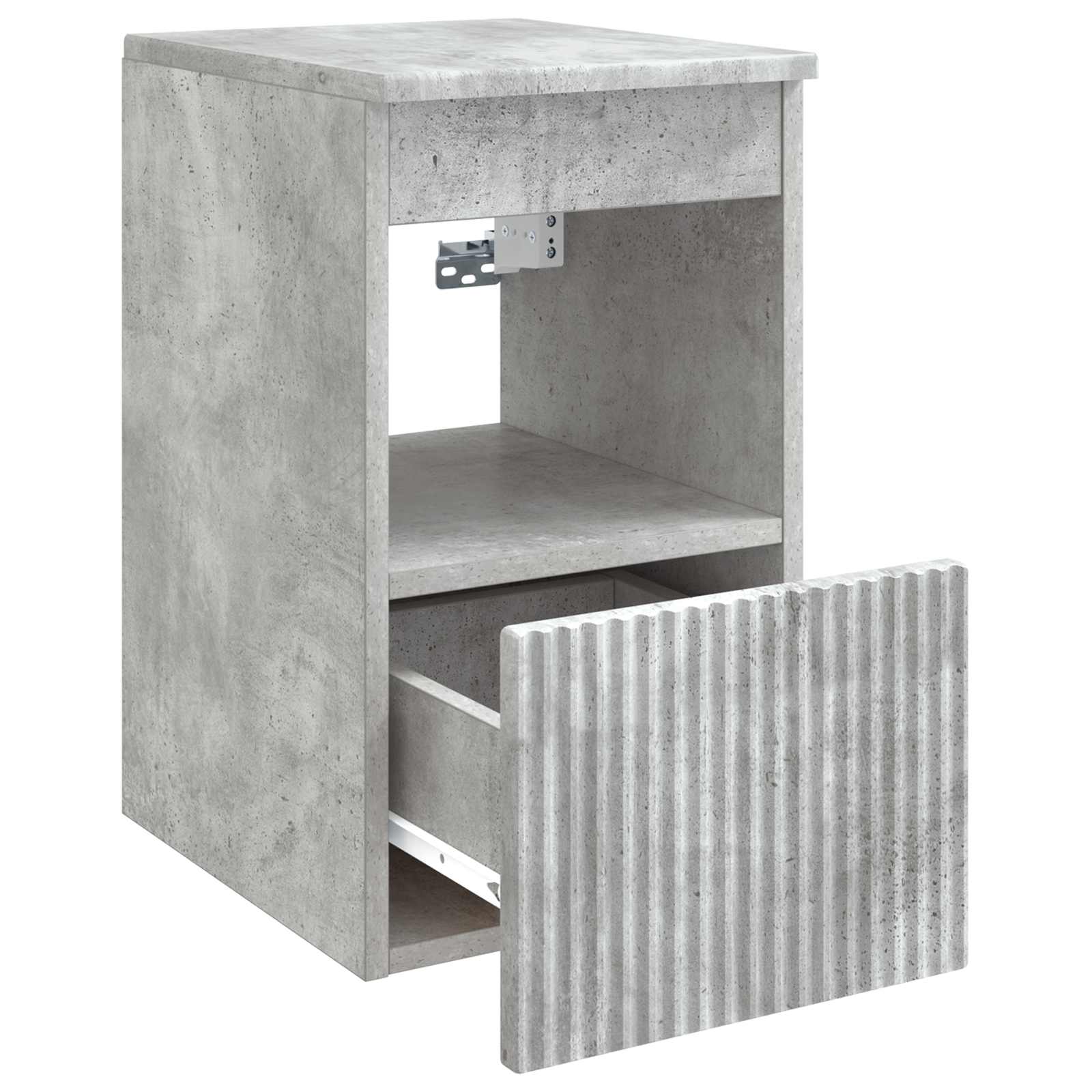 vidaXL Szafka Łazienkowa Betonowy szary 30 x 41 x 50 cm