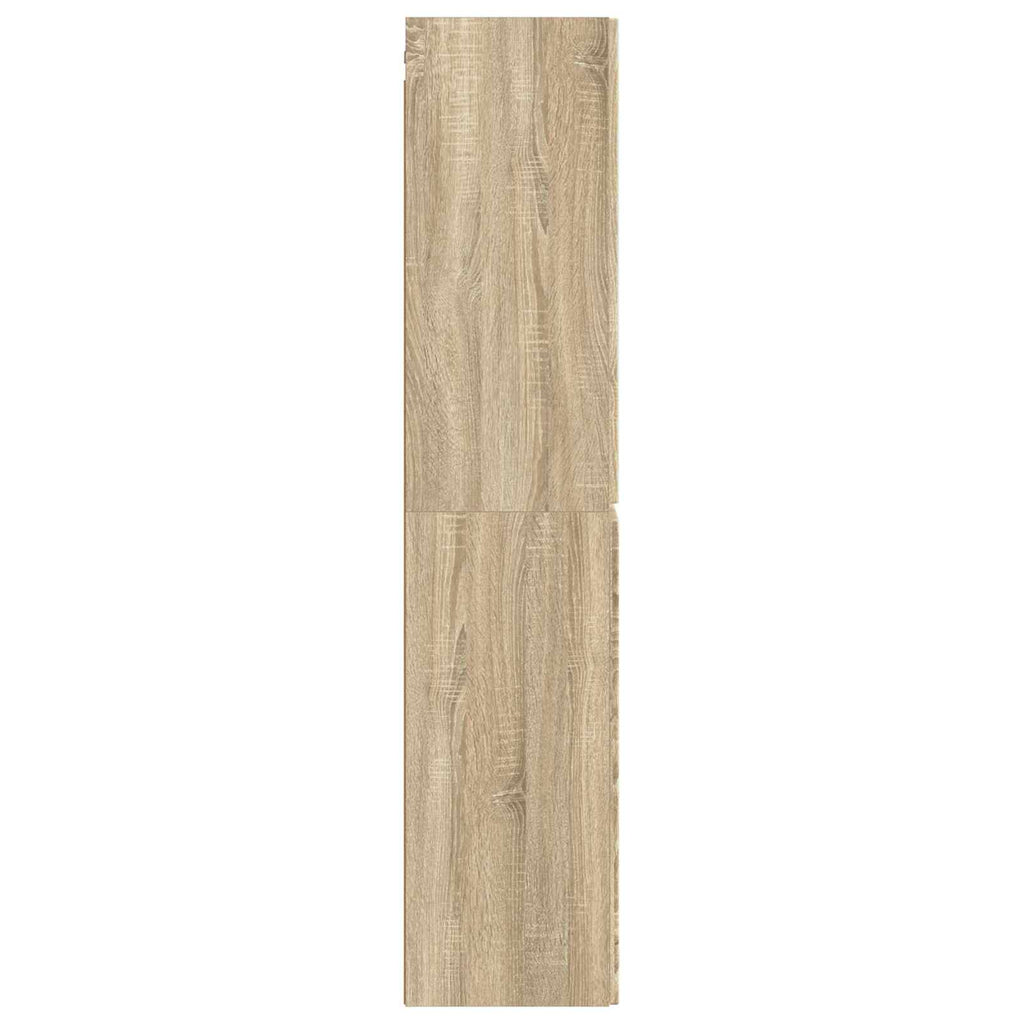 vidaXL Wisząca Szafka Łazienkowa dąb Sonoma 33 x 34,5 x 160 cm