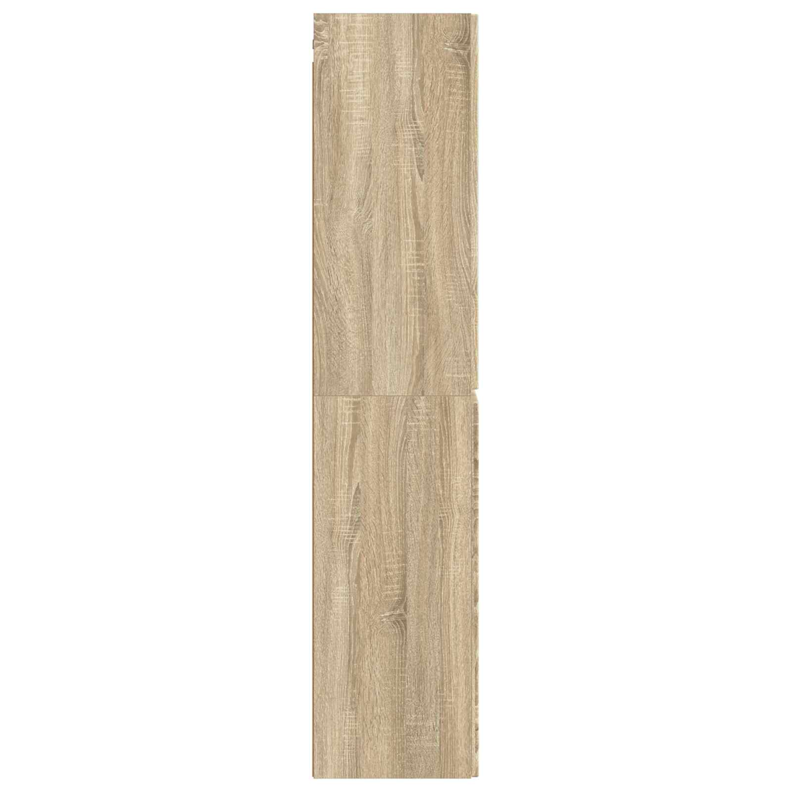 vidaXL Wisząca Szafka Łazienkowa dąb Sonoma 33 x 34,5 x 160 cm