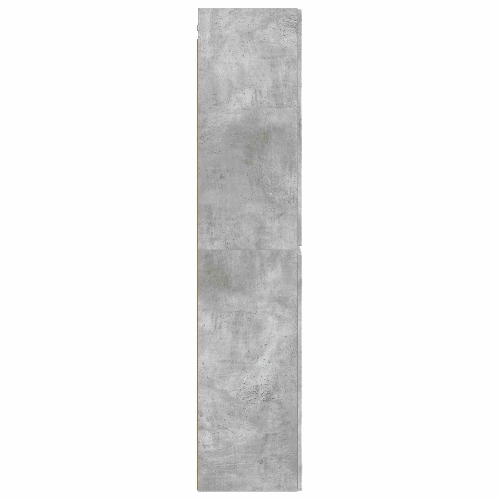vidaXL Wisząca Szafka Łazienkowa Betonowy szary 33 x 34,5 x 160 cm