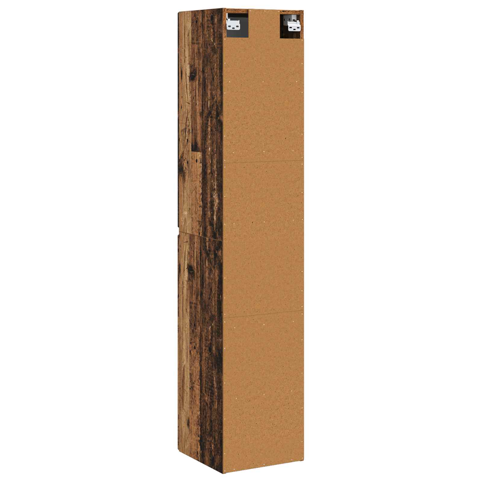 vidaXL Wisząca Szafka Łazienkowa Stare drewno 33 x 34,5 x 160 cm