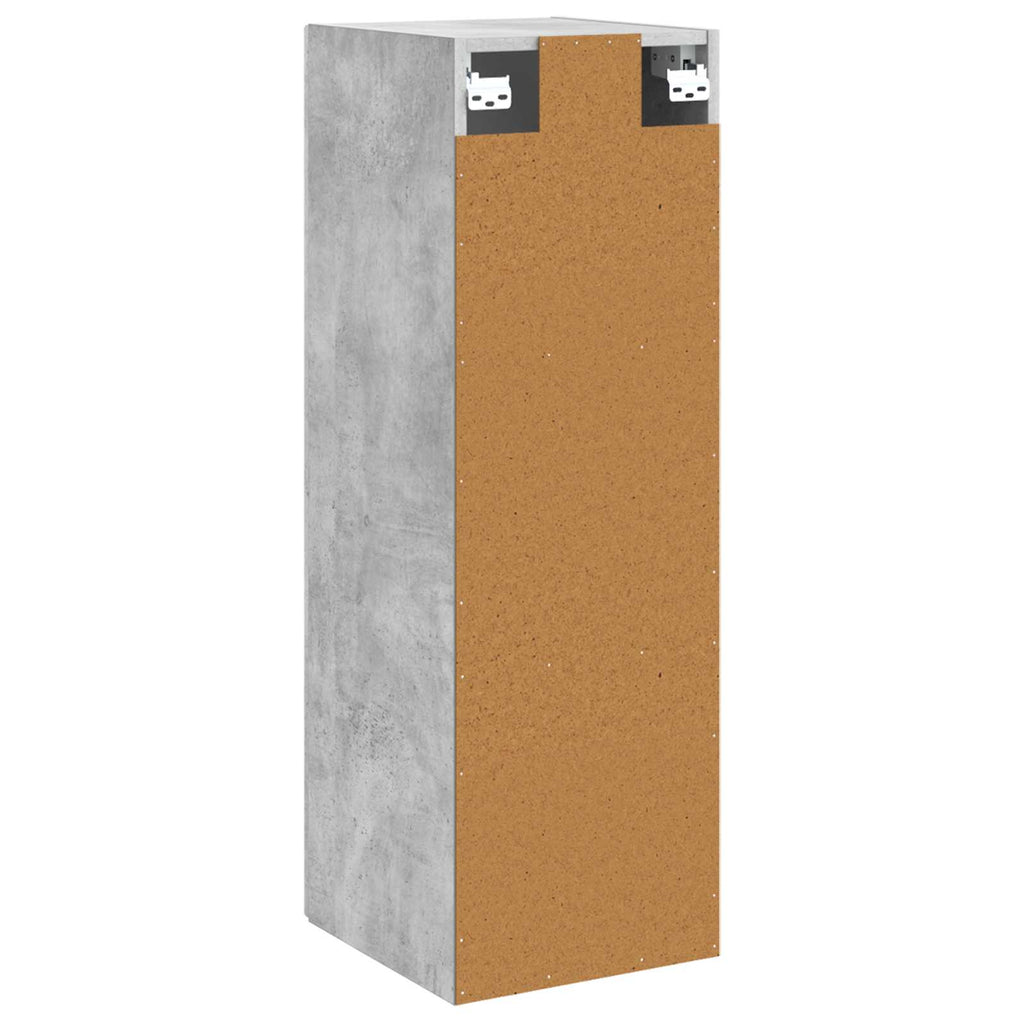 vidaXL Wisząca Szafka Łazienkowa Betonowy szary 33 x 34,5 x 100 cm