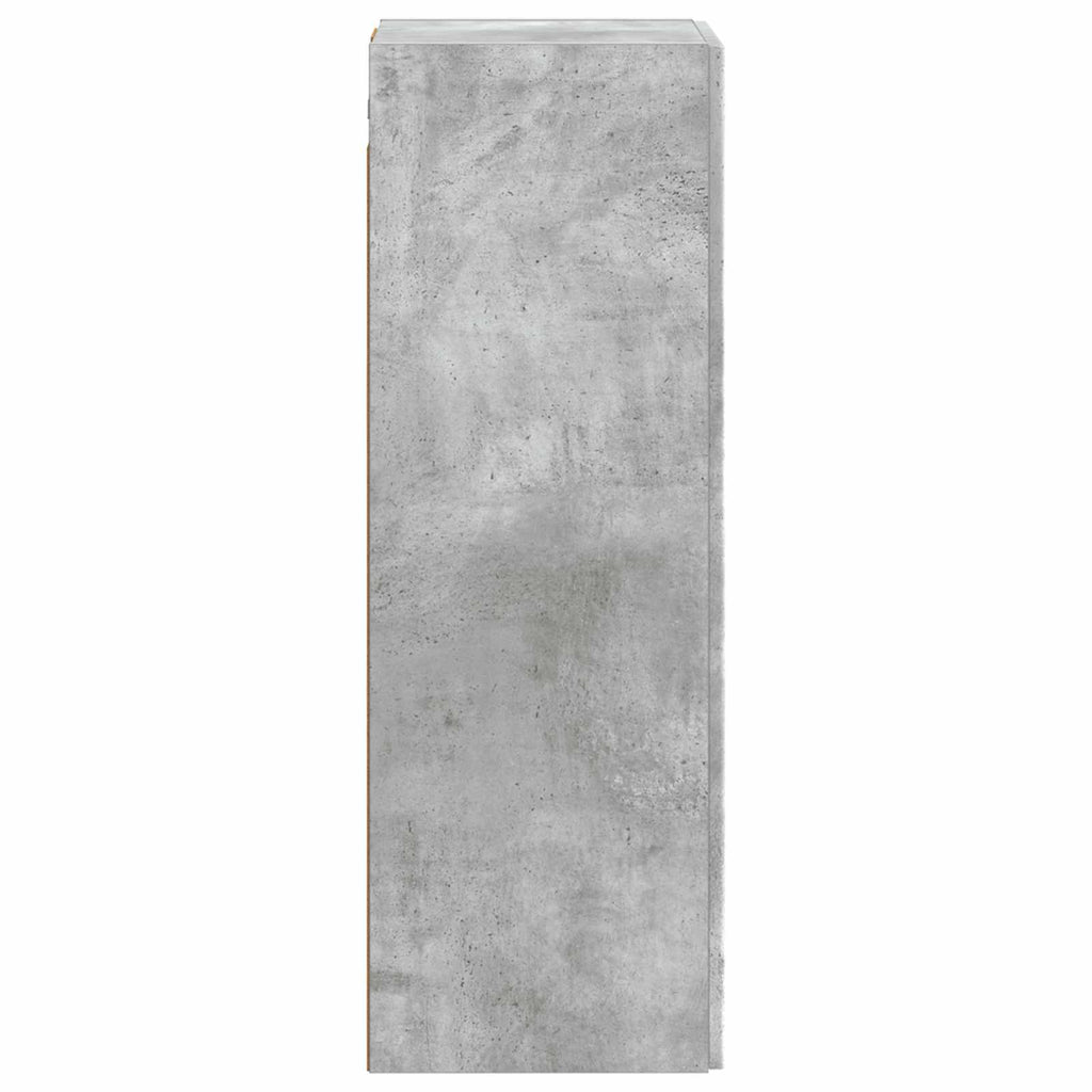 vidaXL Wisząca Szafka Łazienkowa Betonowy szary 33 x 34,5 x 100 cm