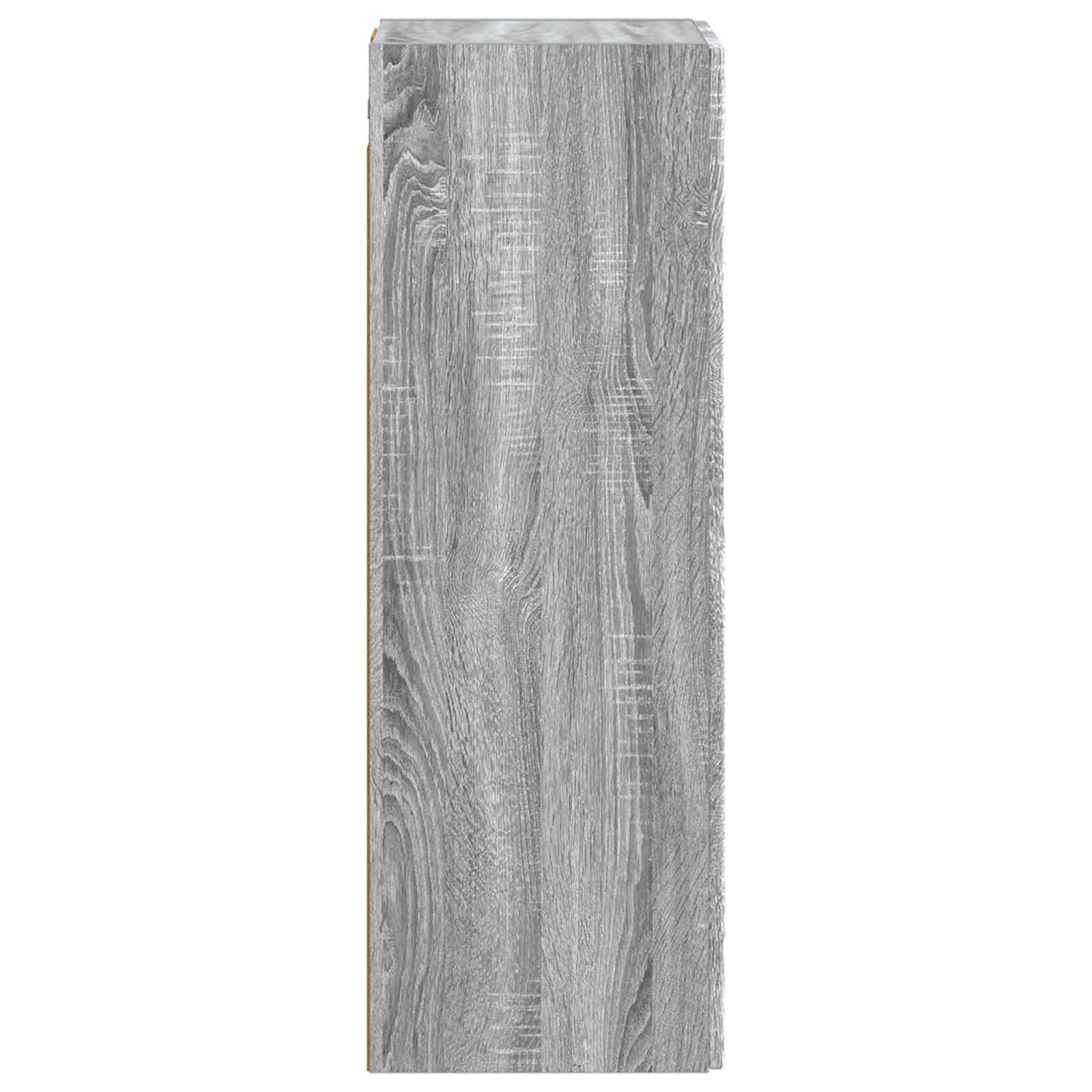 vidaXL Wisząca Szafka Łazienkowa Szary Sonoma 33 x 34,5 x 100 cm